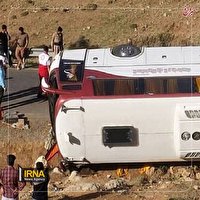 واژگونی اتوبوس زائران ایرانی در عراق/ ۴ نفر جان باختند